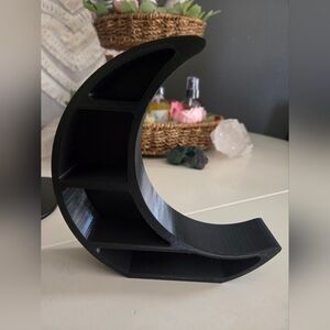 Mini Black Crescent Moon Shelf